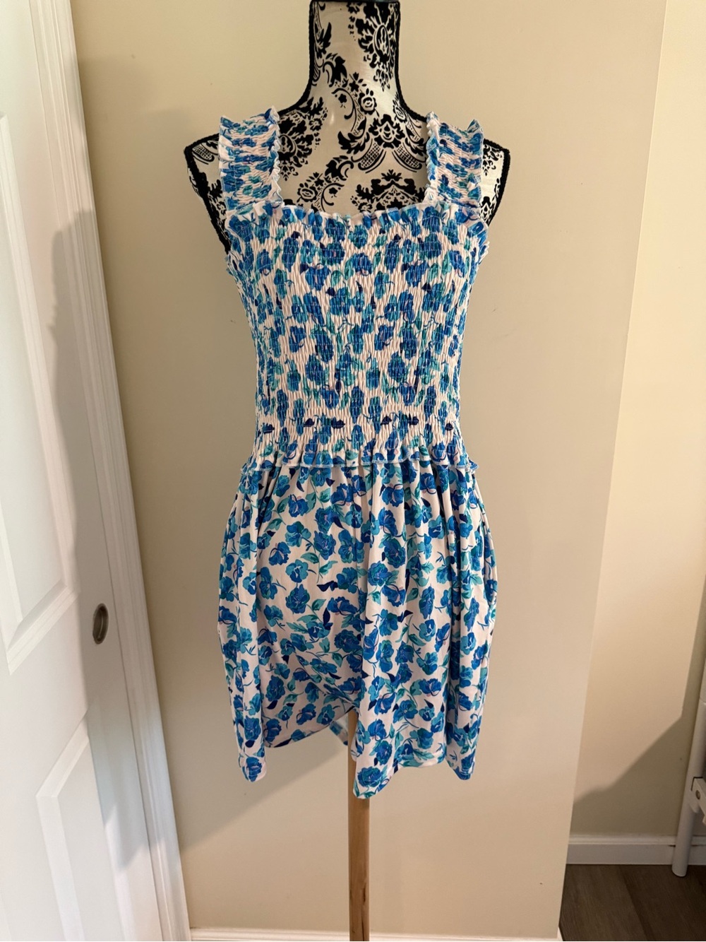 Sleeveless Floral Dress